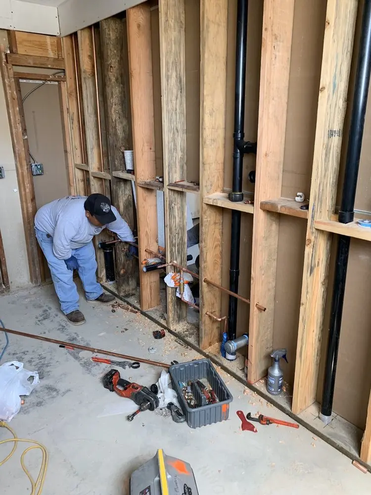 Commercial rough-in plumbing for Water Heater Replacement in Bella Vista